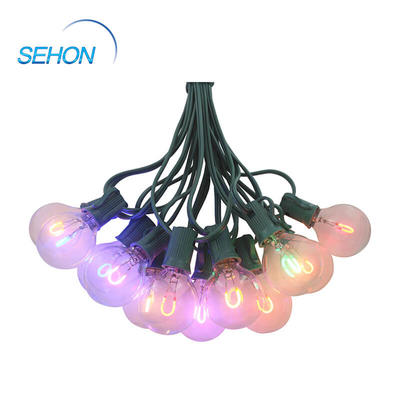 Outdoor Led String Lights Flexible Filament Bulb G40 Decorative Clear Color