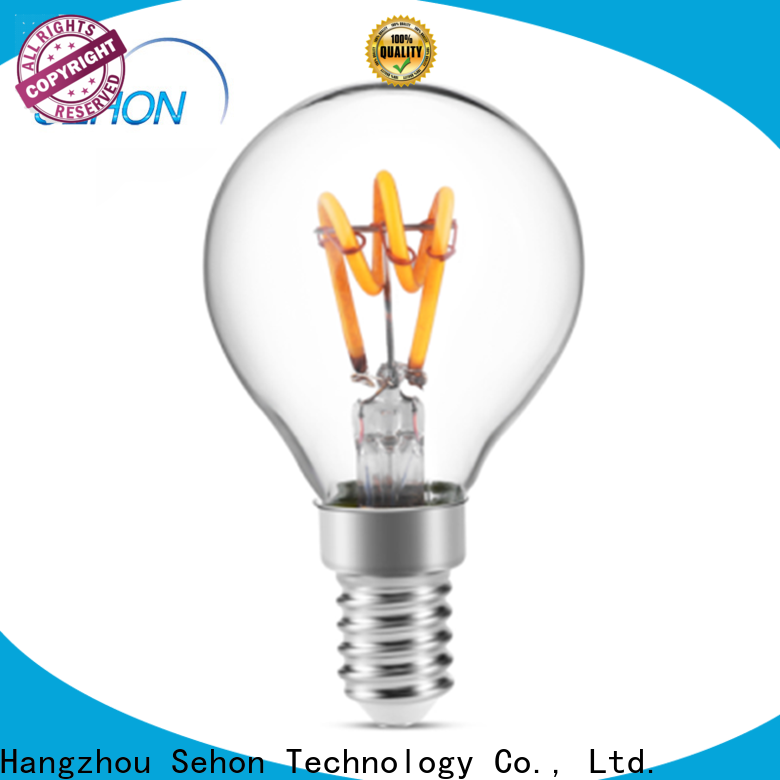 Sehon edison style led filament bulbs manufacturers used in bedrooms
