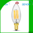 High-quality edison filament light bulbs company used in living rooms