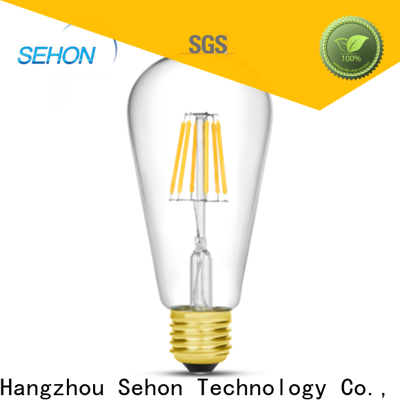 Sehon long filament bulb company used in bathrooms