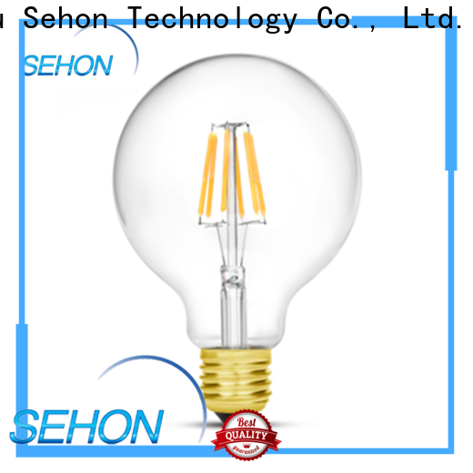Sehon led filament globe company used in bedrooms
