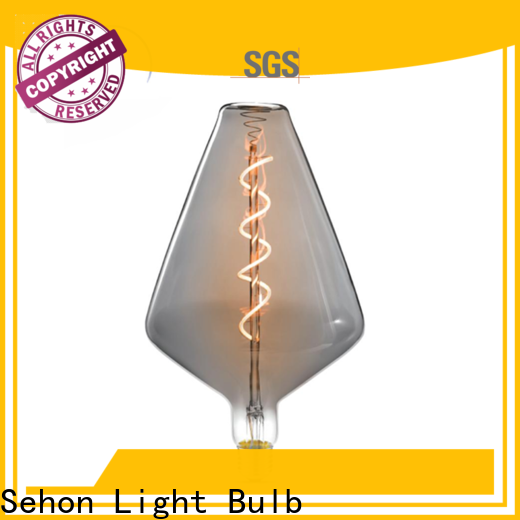 Sehon long filament light bulb factory for home decoration