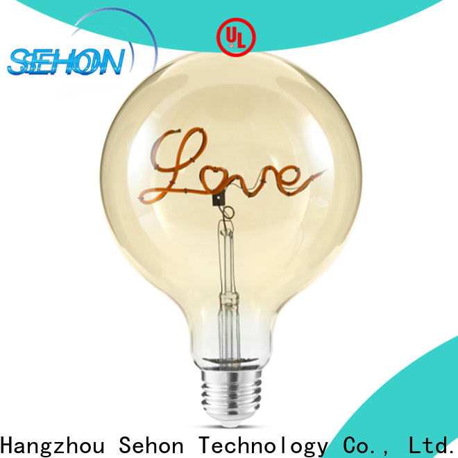 Sehon 6w led filament bulb Suppliers used in bathrooms