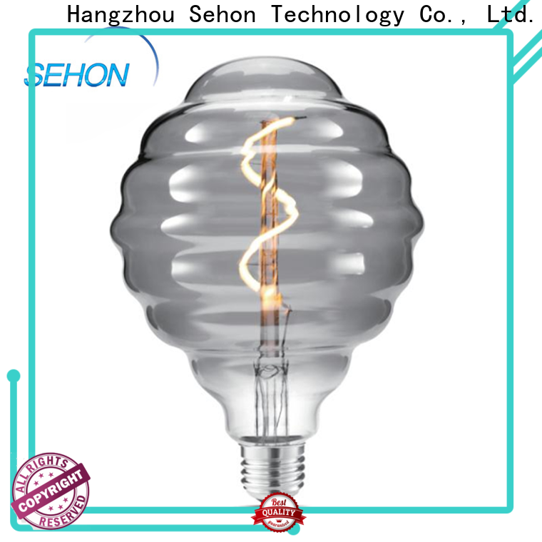 Sehon led spiral filament bulb company used in bedrooms