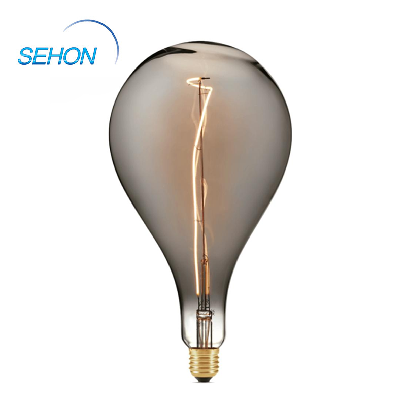 Retro Led Bulbs 160mm Dimmable Clear/Smoked/Amber Glass Body