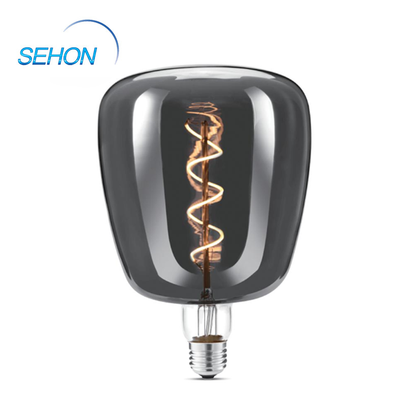 Led Light Bulbs For Home 140mm Dimmable Clear/Smoked/Amber Glass