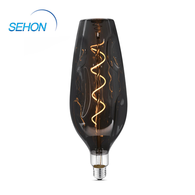 Led Edison Light Bulbs 4W Vase Light Bulb Bottle Dimmable Clear/Smoked/Amber Glass