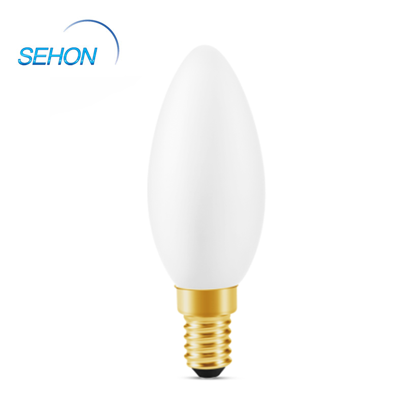 C35 Edison Light Globes LED Porcelain Glass Milky Dimming E27 Bulb Base