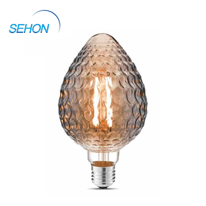Vintage Light Bulbs 95mm Dimmable Clear/Smoked/Amber Glass S95 4W