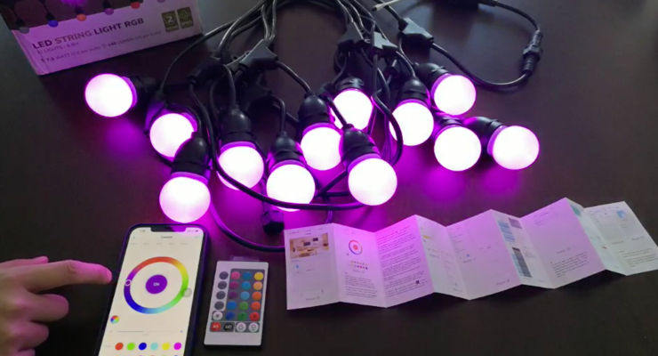 WIFI Smart string lights IP67