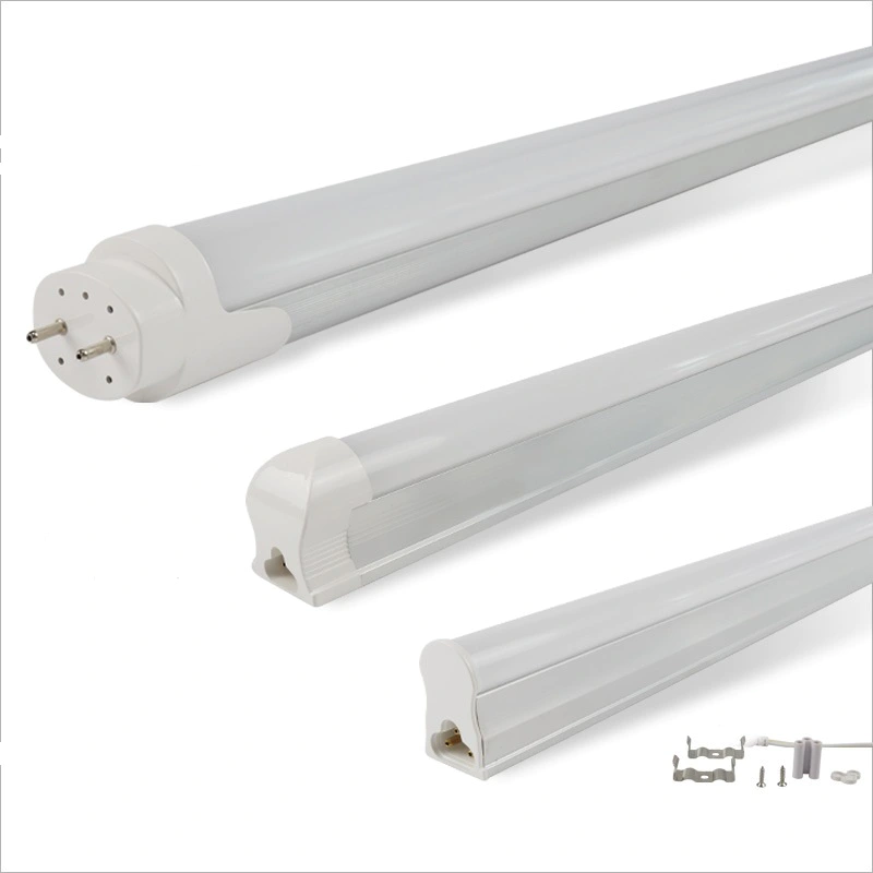 LED Tubes Housing Fluorescent Fixture 18W Integrated T5/T8 LED Tube