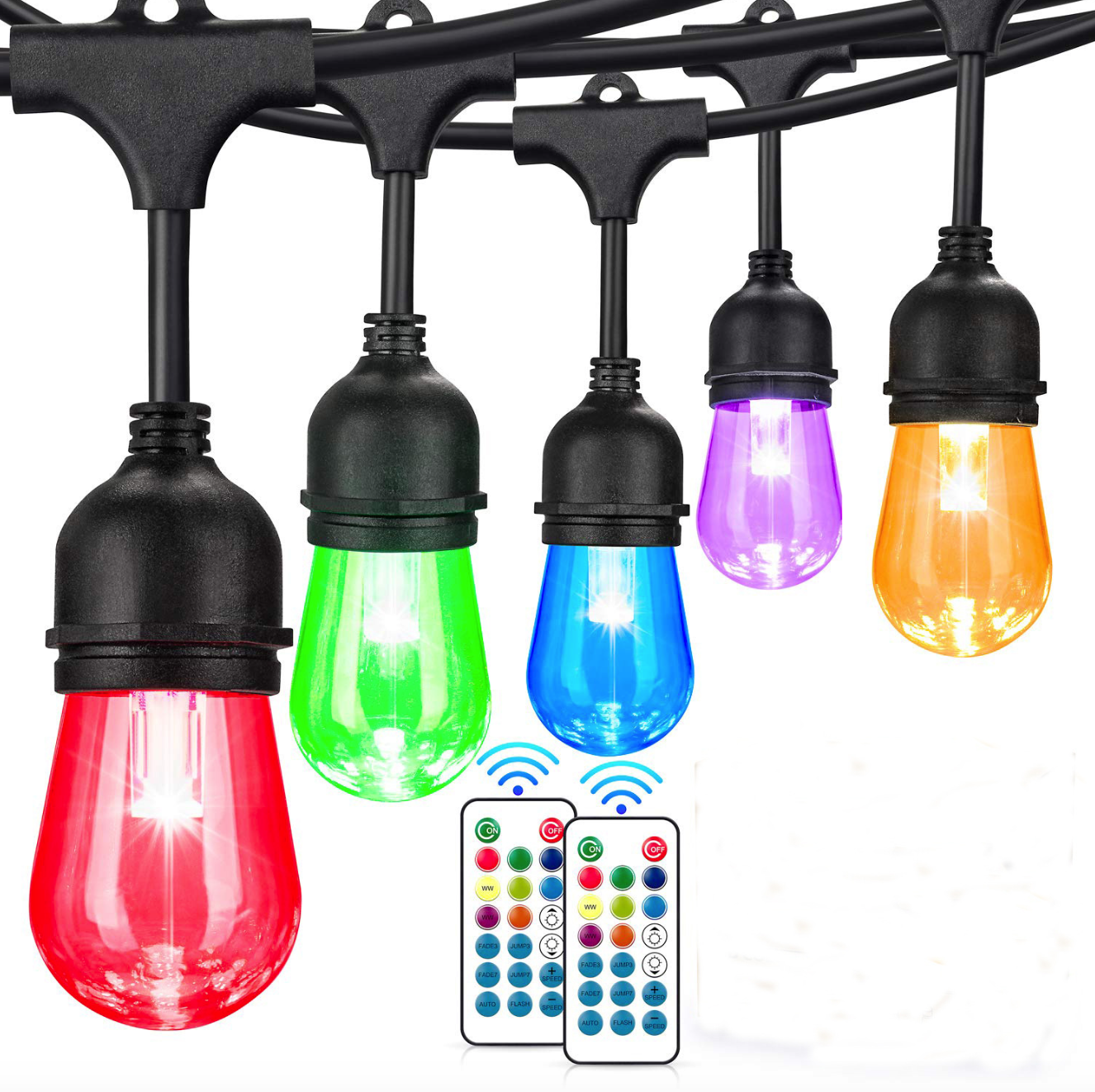 2022 Best selling S14 RGB string lighting remote control bulbs xmas decoration lighting
