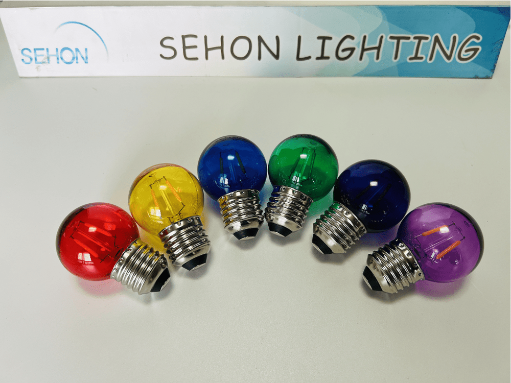 Special customized Led Color Decoration G45 LED Christmas decorations Color Light Bulb