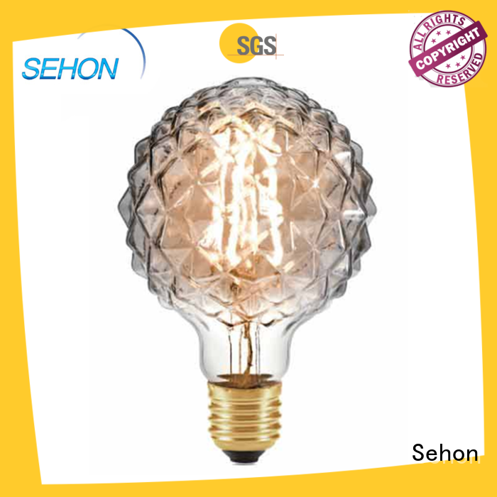 Sehon led teardrop filament 40w equivalent light bulb Suppliers used in living rooms